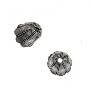Cono Decorato Argentato Anticato10mm