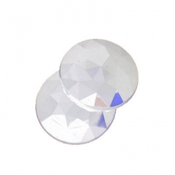 Cabochon Acrilico Tondo Sfaccettato Crystal 14mm