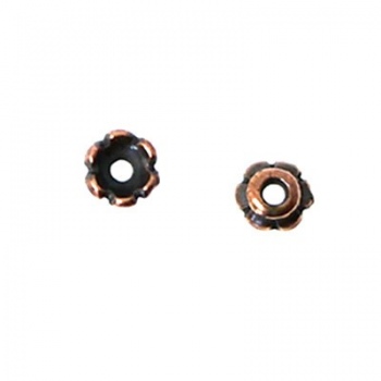 Coppetta Decorata Rame Anticato 3mm