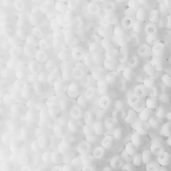 Perline Rocailles Miyuki 11/0 Matte Opaque White