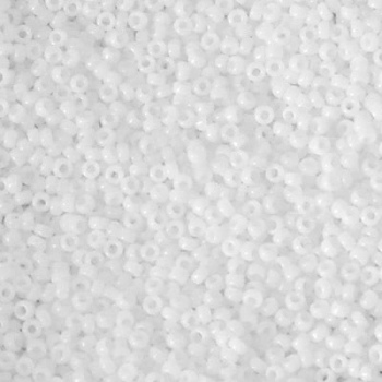 Perline Rocailles Miyuki 15/0 Opaque Chalk White