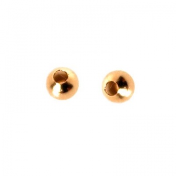 Distanziatore Liscio Pallina Dorata 4mm