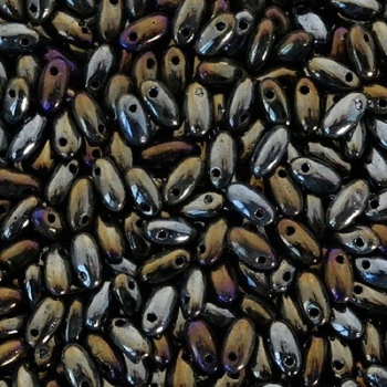 Perline Rizo 2,5x6mm Brown Iris