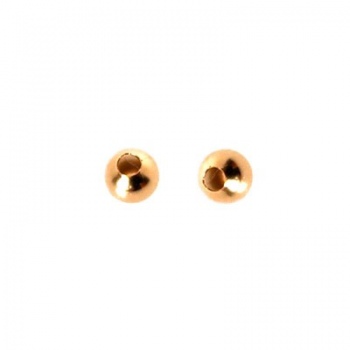 Distanziatore Liscio Pallina Dorata 3mm