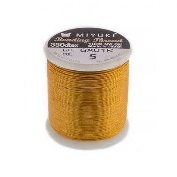 Filo Nylon Miyuki Gold-Misura 0,25mm-Bobina da 50mt