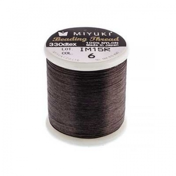 Filo Nylon Miyuki Brown-Misura 0,25mm-Bobina da 50mt