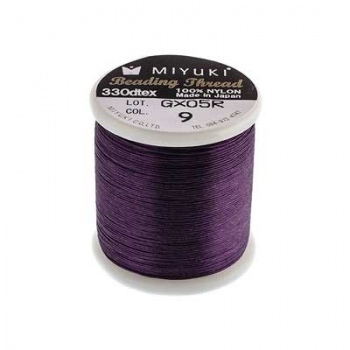 Filo Nylon Miyuki Purple-Misura 0,25mm-Bobina da 50mt
