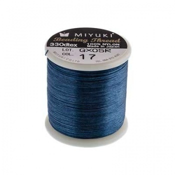 Filo Nylon Miyuki Dark Blue-Misura 0,25mm-Bobina da 50mt