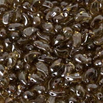 Perline Zoliduo Crystal Green Luster Lato Destro 8x5mm