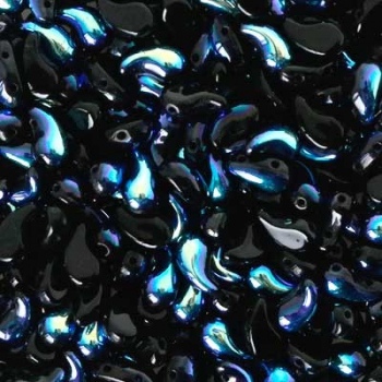 Perline Zoliduo Jet AB Lato Destro 8x5mm