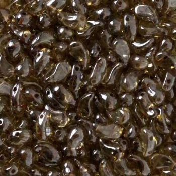 Perline Zoliduo Crystal Green Luster Lato Sinistro 8x5mm