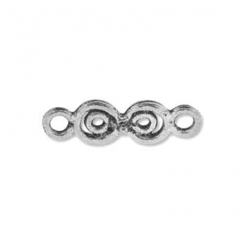 Distanziatore Argentato Anticato 20mm