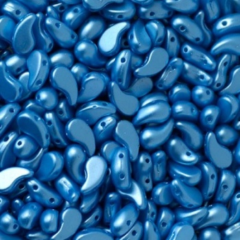 Perline Zoliduo Pearl Blue Lato Sinistro 8x5mm