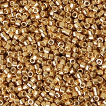 Perline Delica Miyuki 11/0 Duracoat Galvanized Gold