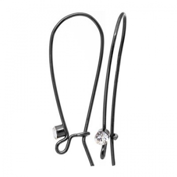Monachella Decorata Gunmetal Con Brillantino 40mm