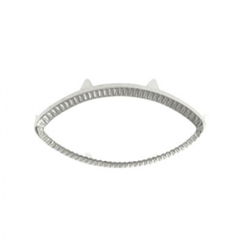 Castone Per Navetta Argentata 18x8mm