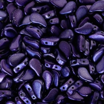 Perline Paisley Duo Metalust Purple 8x5mm