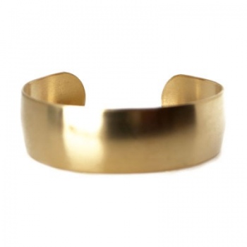 Bracciale Ottone Grezzo Bombato 19mm