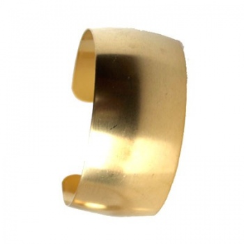 Bracciale Ottone Grezzo Bombato 28mm