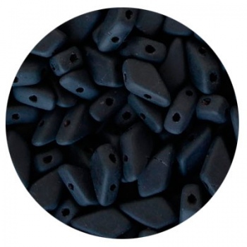 Perline Kite Matte Jet 9x5mm