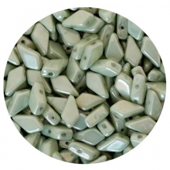 Perline Kite Chalk Green Luster 9x5mm