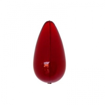 Goccia Plexi Ciliegia Opale 14x26mm