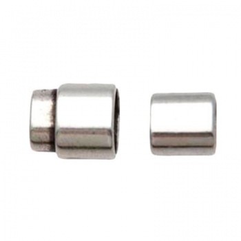 Chiusura Magnetica Per Regaliz 10x7mm Argentata Anticata 18mm