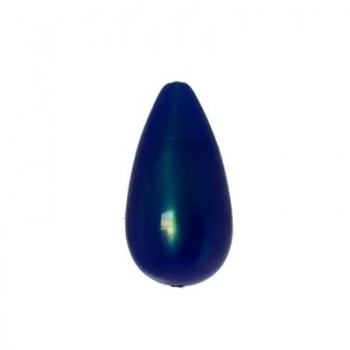 Goccia Plexi Blu Cobalto 14x26mm