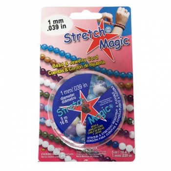 Filo Elastico Stretch Magic Bianco Opaco 1mm