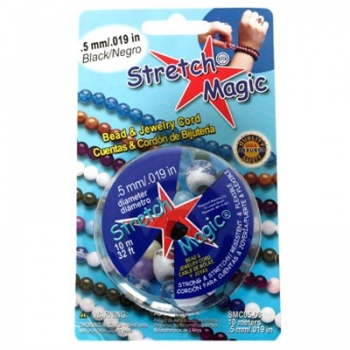 Filo Elastico Stretch Magic Nero 0,5mm