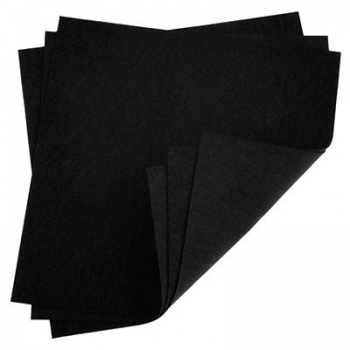 Ultra Suede Nero Misura 21,5x21,5cm