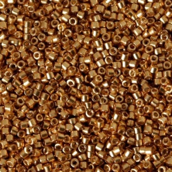 Perline Delica Miyuki 11/0 Duracoat Galvanized Yellow Gold
