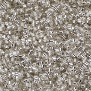Perline Delica Miyuki 15/0 Silver Lined Crystal