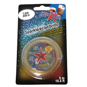 Filo Elastico Stretch Magic Sparkle Gold 1mm