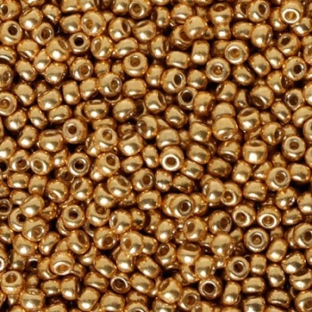 Perline Rocailles Miyuki 8/0 Duracoat Galvanized Gold