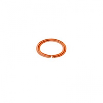 Anellino Aperto Ovale Rame 6x8mm Diametro 1,27mm
