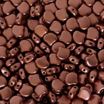 Perline Ginko Beads Bronze Copper 7,5x7,5mm