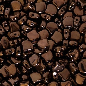 Perline Ginko Beads Bronze 7,5x7,5mm