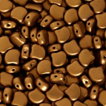 Perline Ginko Beads Crystal Bronze Gold 7,5x7,5mm