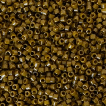 Perline Delica Miyuki 11/0 Duracoat Opaque Spanish Olive