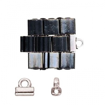 Soros-Terminale Per Perline Tila-Argentato Anticato 5x2mm