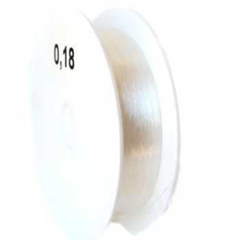 Monofilo In Nylon Misura 0,18mm Trasparente