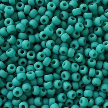 Perline Rocailles Miyuki 8/0 Matte Opaque Turquoise