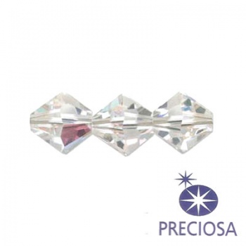 Bicono Preciosa Crystal AB 6mm