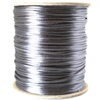 Cordoncino coda di topo dark grey misura 2mm