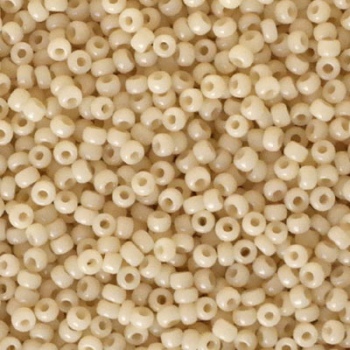 Perline rocailles miyuki 11-0 opaque dark cream