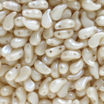 Perline Zoliduo Beige Luster Lato Sinistro 8x5mm