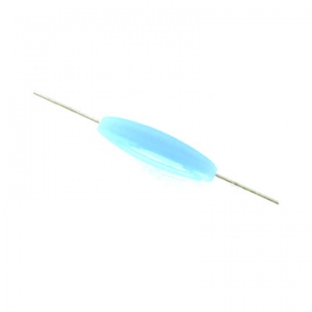 Ovalina Acrilico Opaque Light Blue 19x6mm