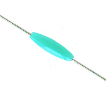 Ovalina Acrilico Opaque Light Turquoise 19x6mm