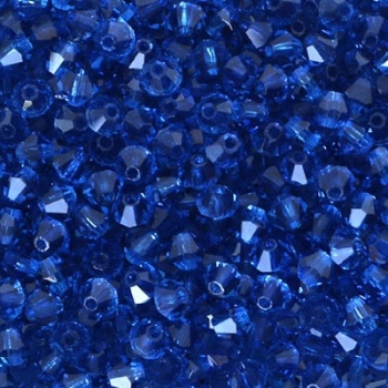 Bicono Preciosa Sapphire 4mm